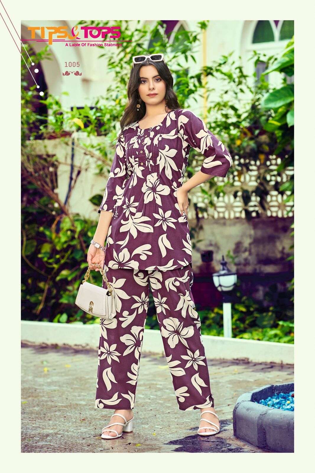 VIONA VOL:- 3 BY TIPS & TOPS IN HEAVY RAYON PRINT CO-ORD SET COLLECTION
