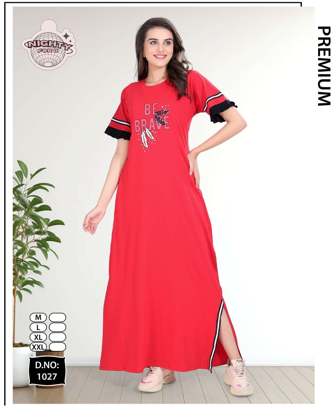 VOL :- 1027 BY NIGHTY FOR U IN HOSIERY NIGHTY SUIT 