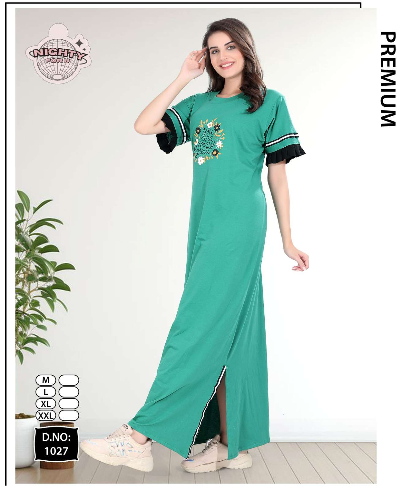 VOL :- 1027 BY NIGHTY FOR U IN HOSIERY NIGHTY SUIT 