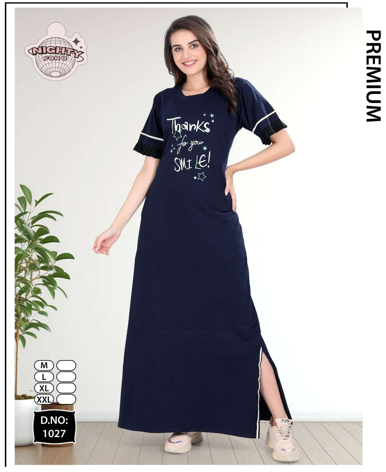 VOL :- 1027 BY NIGHTY FOR U IN HOSIERY NIGHTY SUIT 