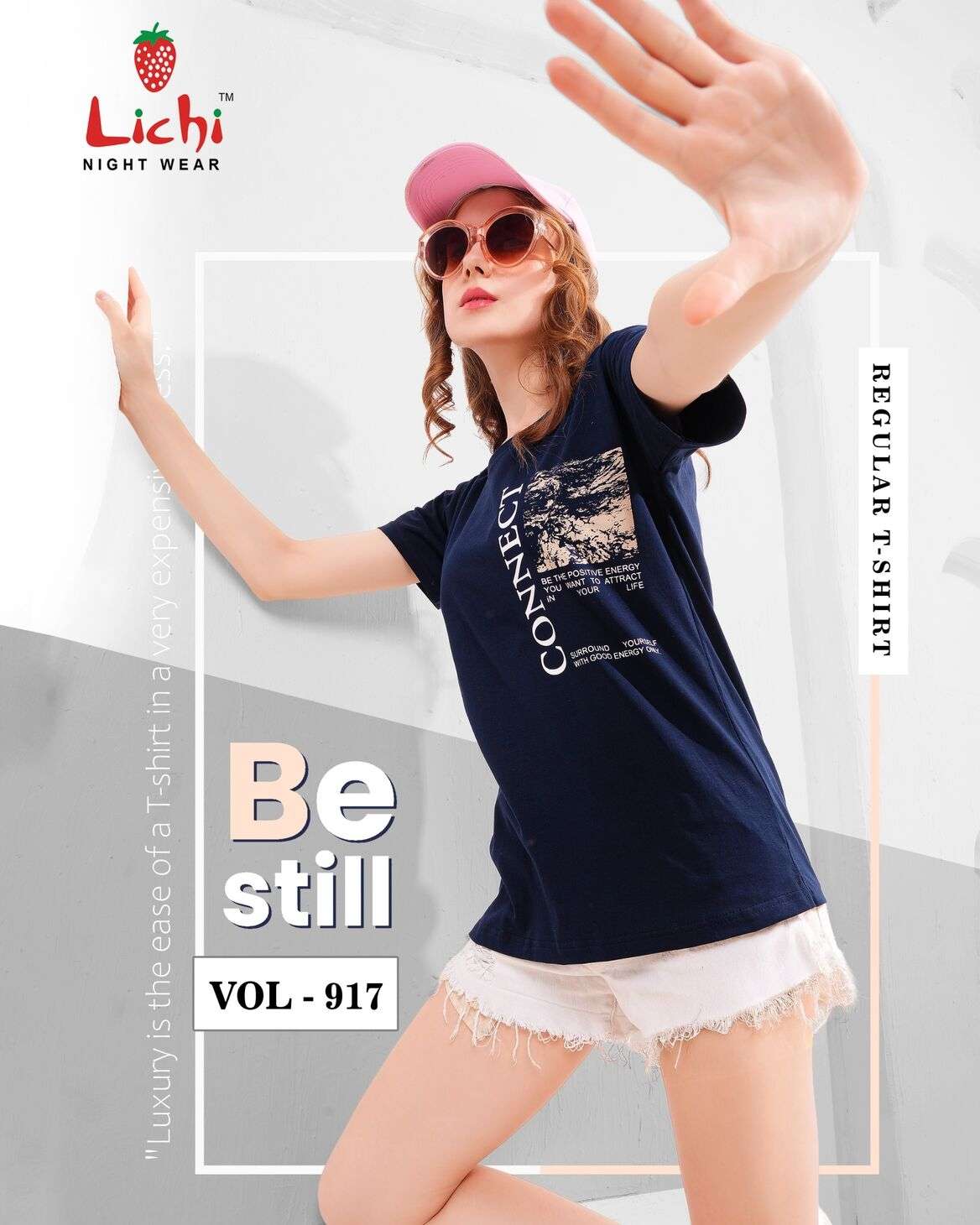 VOL-917 BY LICHI REGULAR NIGHT WEAR T-SHIRT COLLECTION 