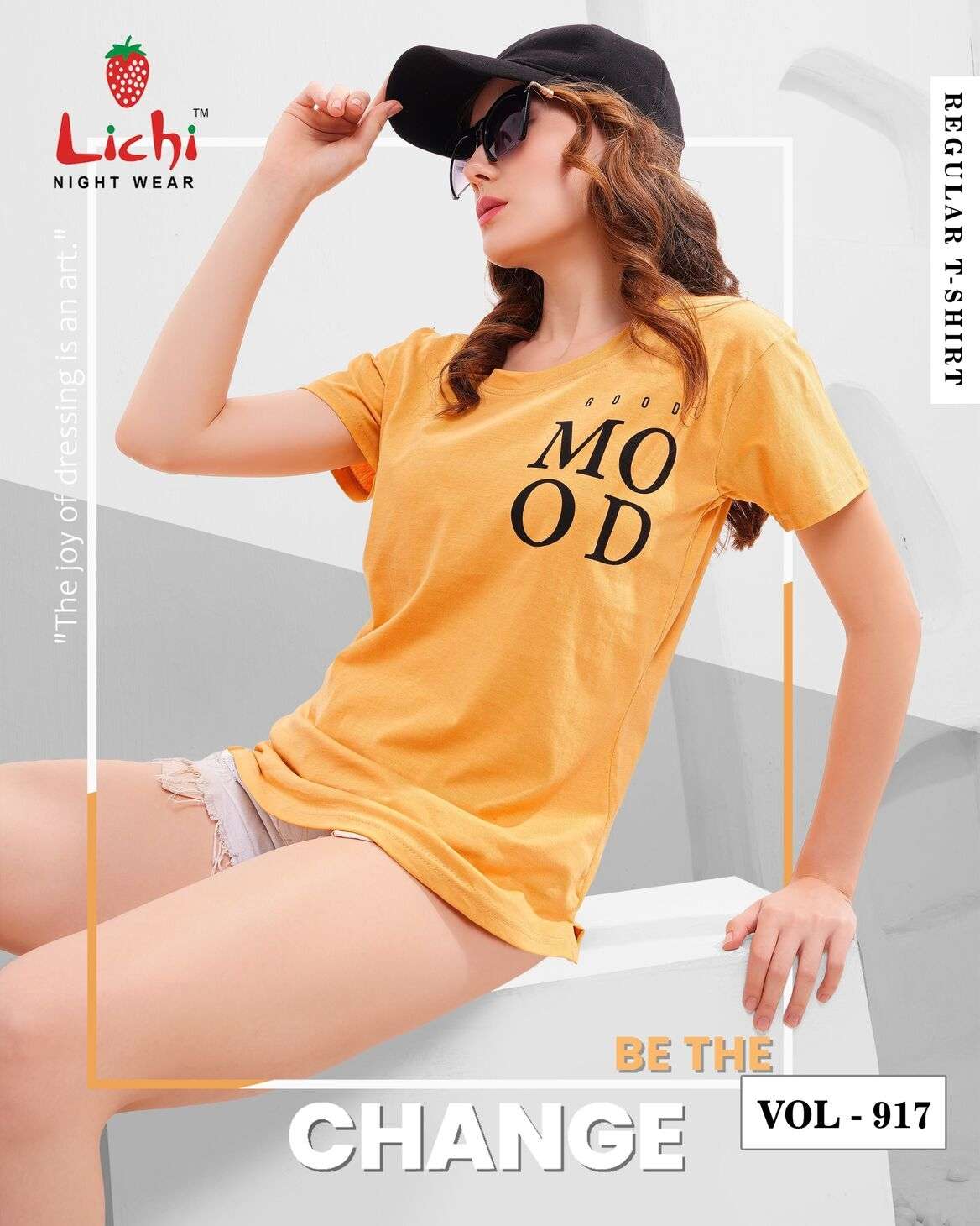VOL-917 BY LICHI REGULAR NIGHT WEAR T-SHIRT COLLECTION 
