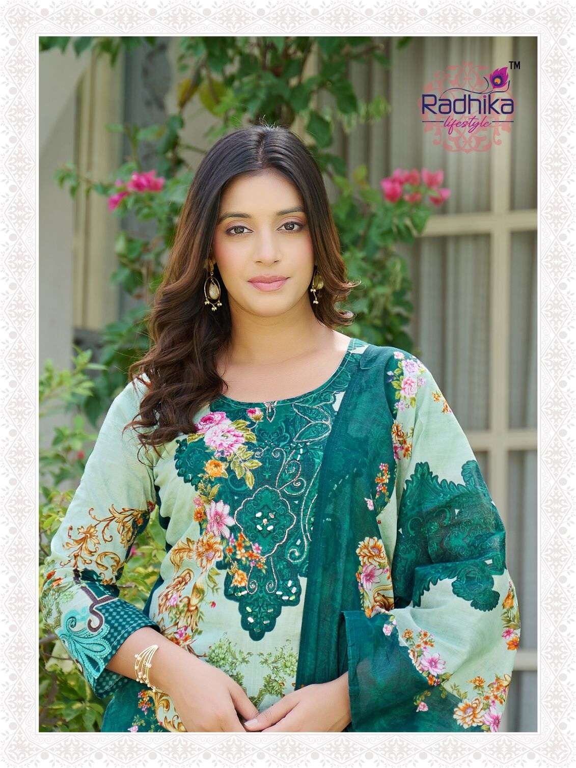 ZEENAT VOL:-1 BY RADHIKA LIFESTYLE IN HEAVY PURE COTTON DIGITAL PRINT WITH HAND WORK