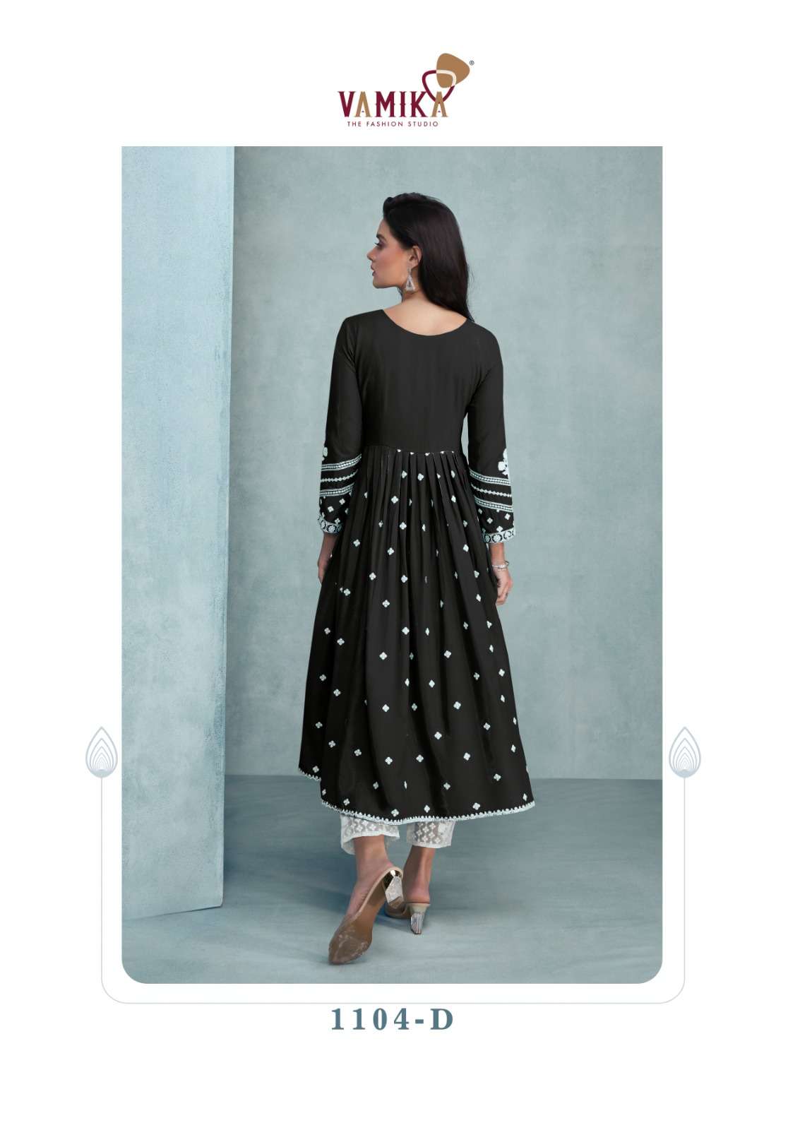 AADHIRA VOL-2 BY VAMIKA IN PURE REYON VISCOS FABRIC WITH HEAVY LAKHNAWI EMBROIDERY