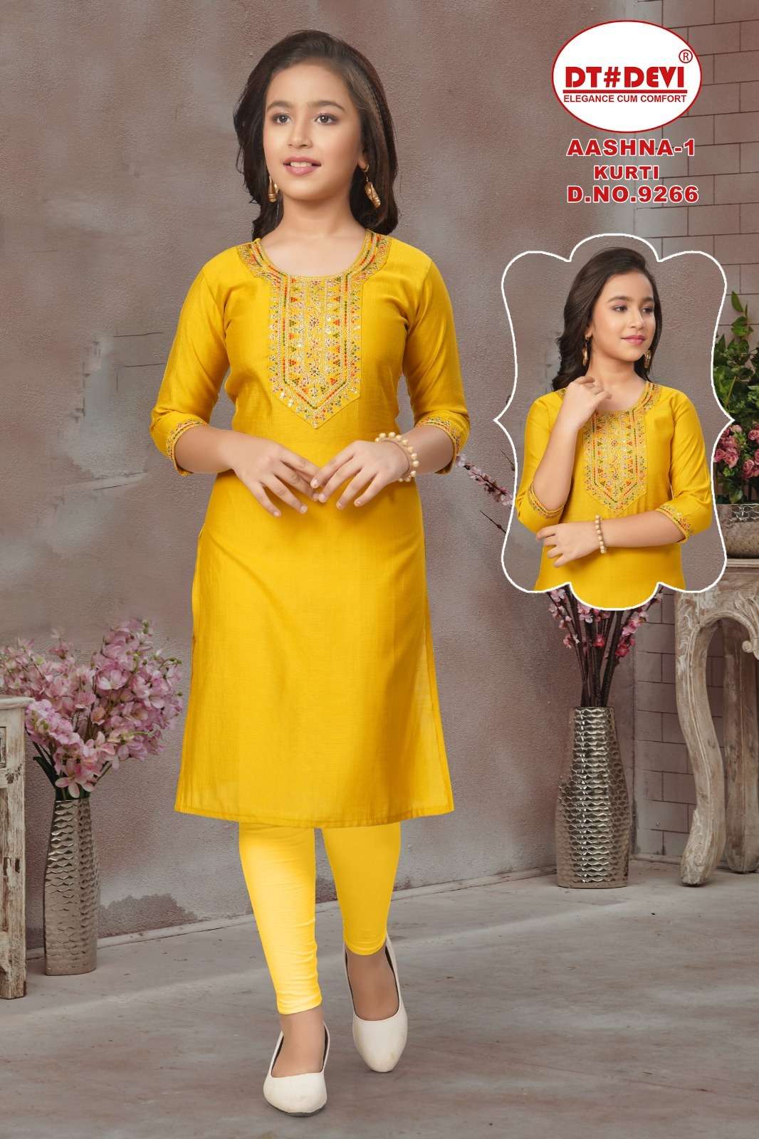 AASHNA-1 BY DT DEVI IN VETICAN SILK NEW DESIGN KURTI 