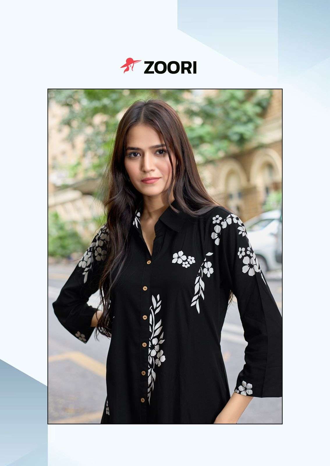 ALEXA VOL-4 BY ZOORI IN RAYON PRINT STYLES CO-ORD SET 