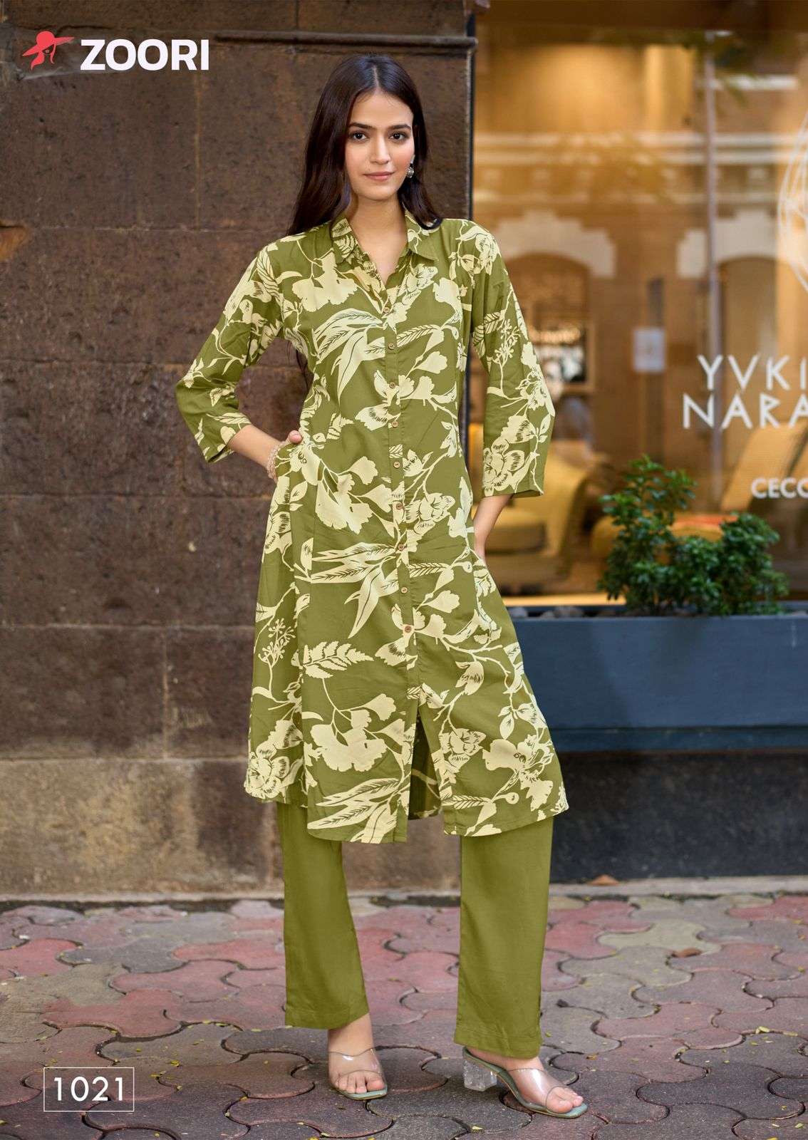ALEXA VOL-4 BY ZOORI IN RAYON PRINT STYLES CO-ORD SET 