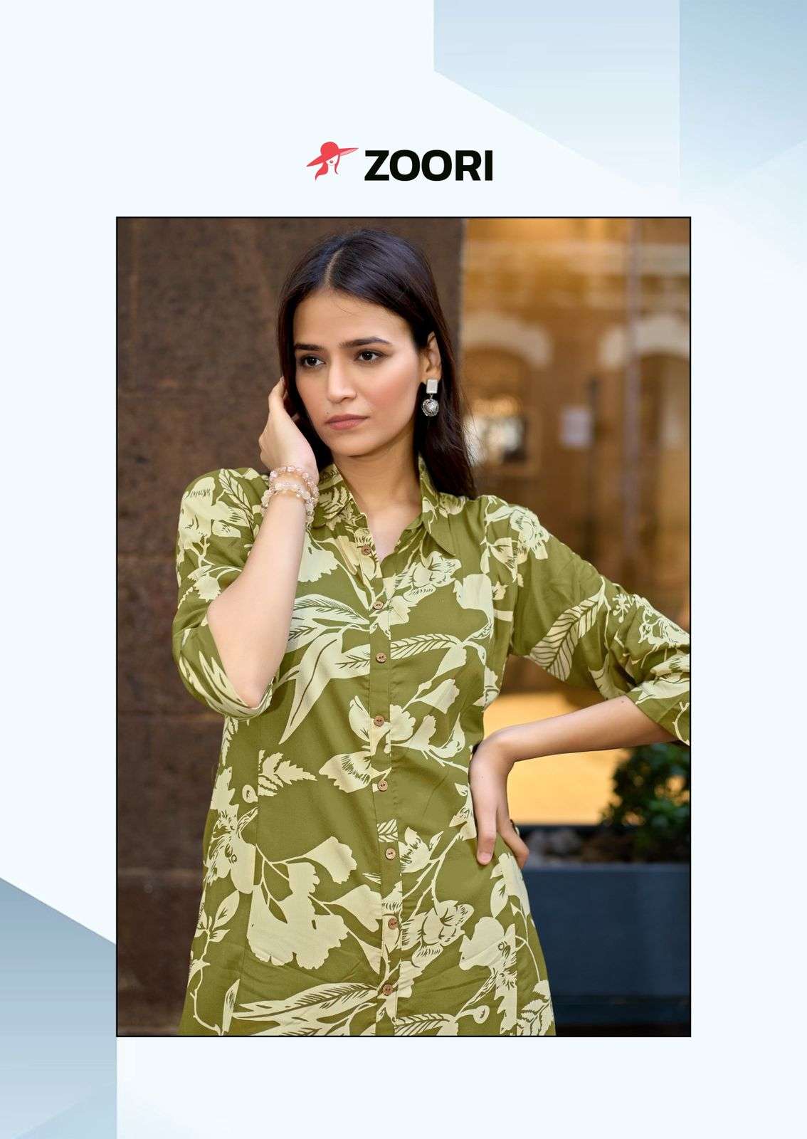 ALEXA VOL-4 BY ZOORI IN RAYON PRINT STYLES CO-ORD SET 