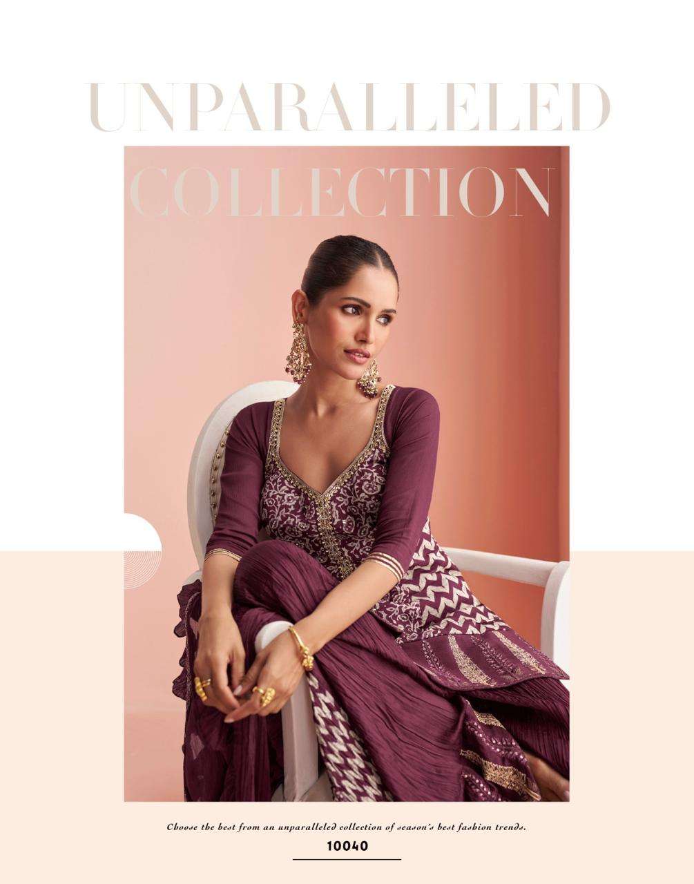 BARKHA BY SAYURI DESIGNER IN REAL PREMIUM CHINON SILK WITH HEAVY EMBROIDERED WORK