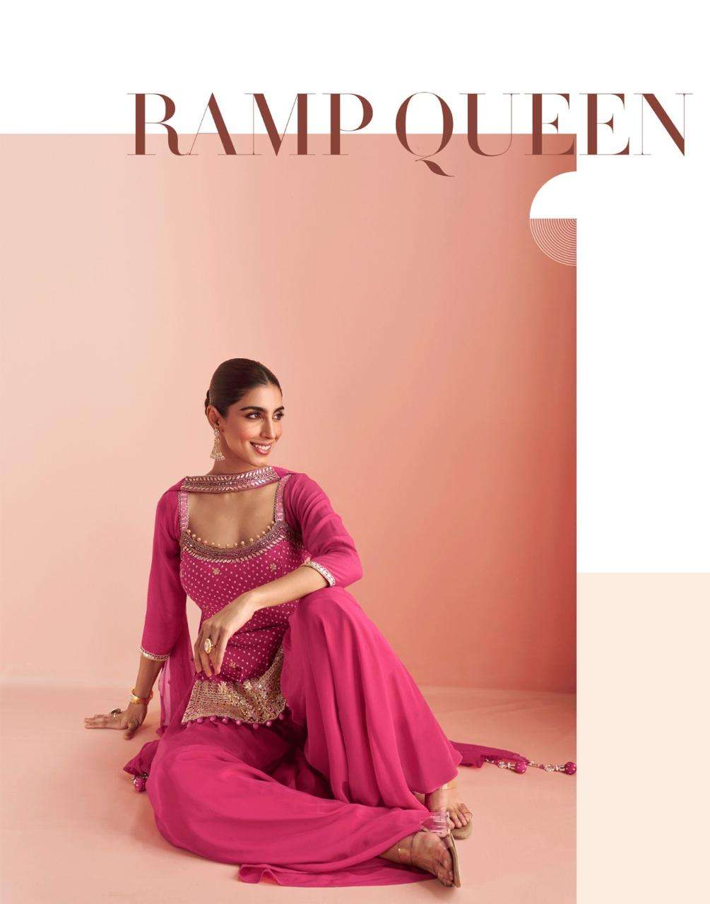 BARKHA BY SAYURI DESIGNER IN REAL PREMIUM CHINON SILK WITH HEAVY EMBROIDERED WORK