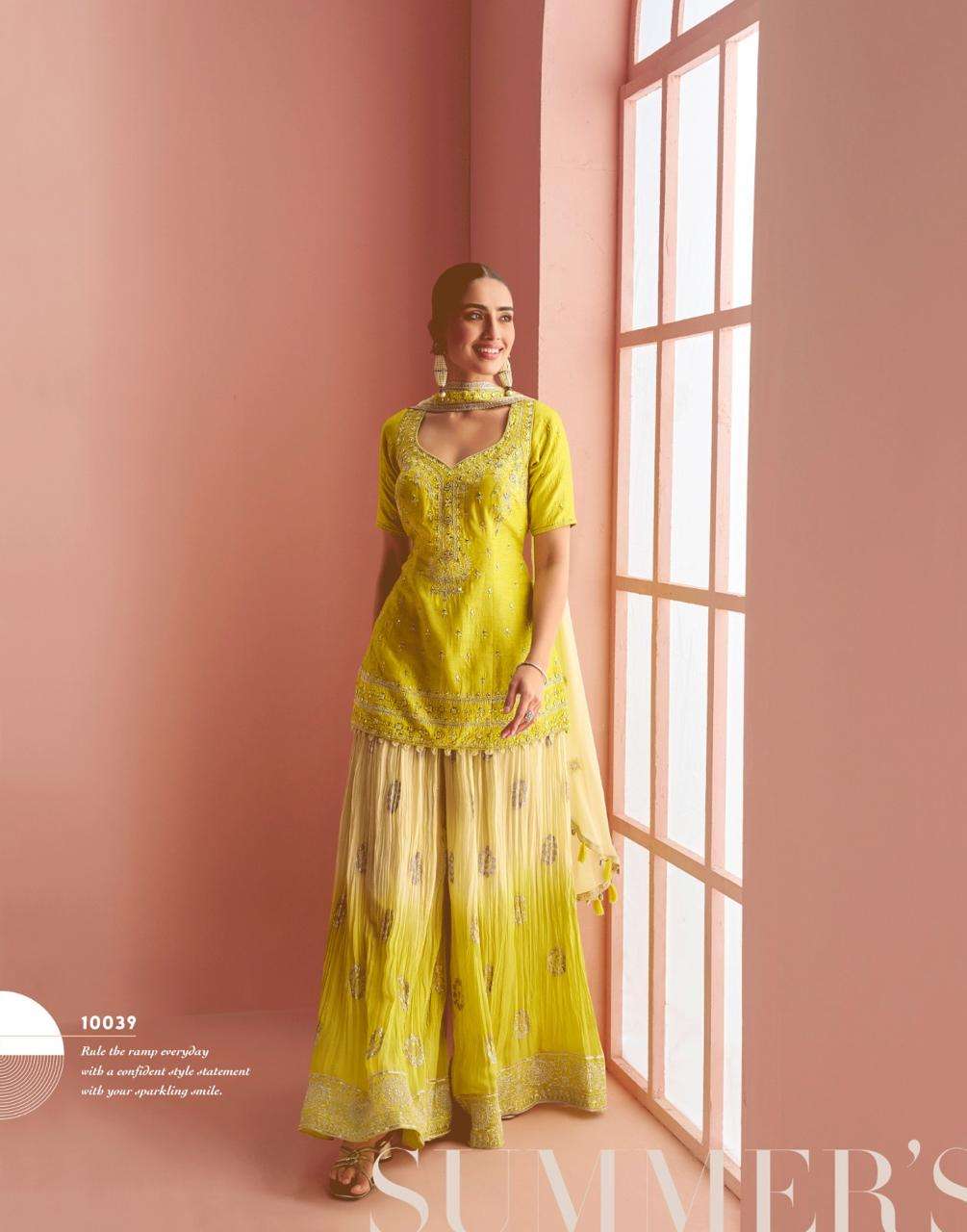 BARKHA BY SAYURI DESIGNER IN REAL PREMIUM CHINON SILK WITH HEAVY EMBROIDERED WORK