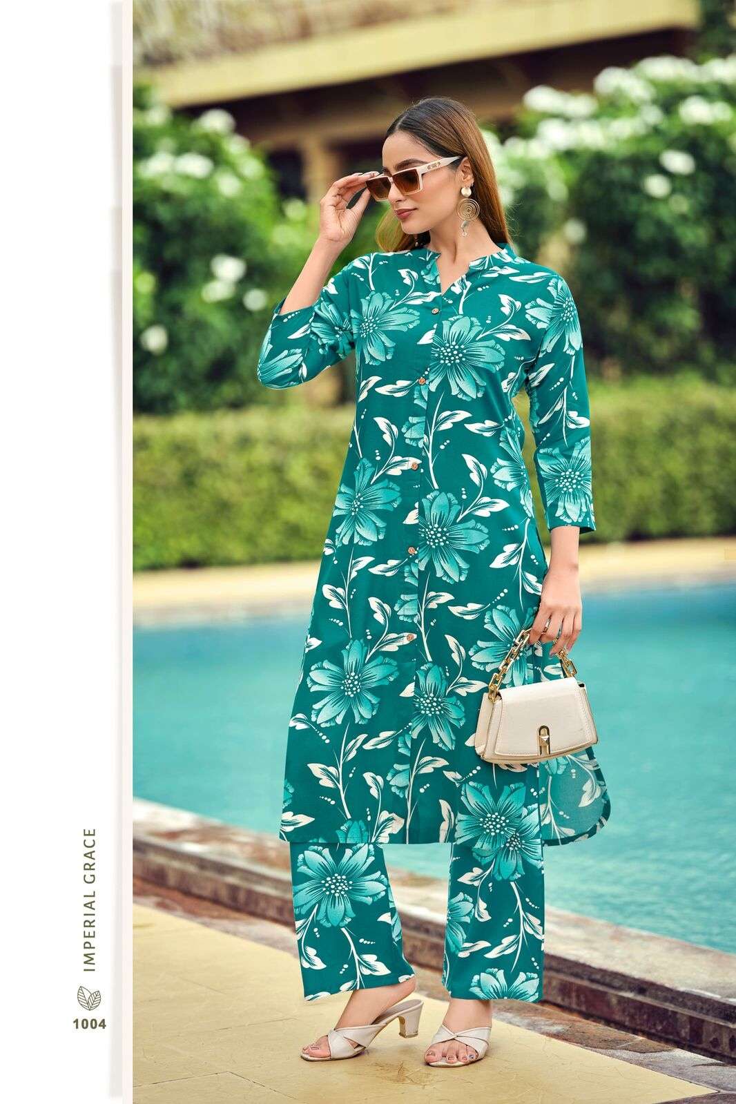 CINDERELLA VOL - 6 BY TIPS & TOPS IN HEAVY RAYON PRINT CO-ORD SET WITH POCKET 