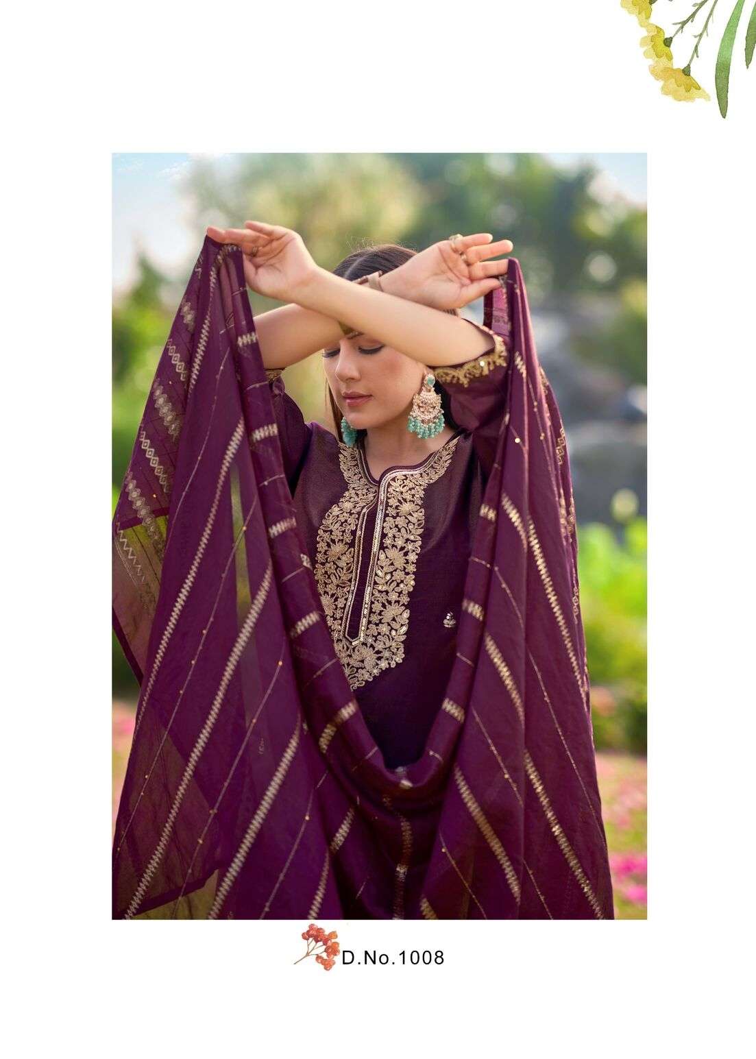 DILBARA BY TEXOFAB IN SIMMER ROMAN WITH QUARDING EMBROIDERY WITH FANCY LACE 