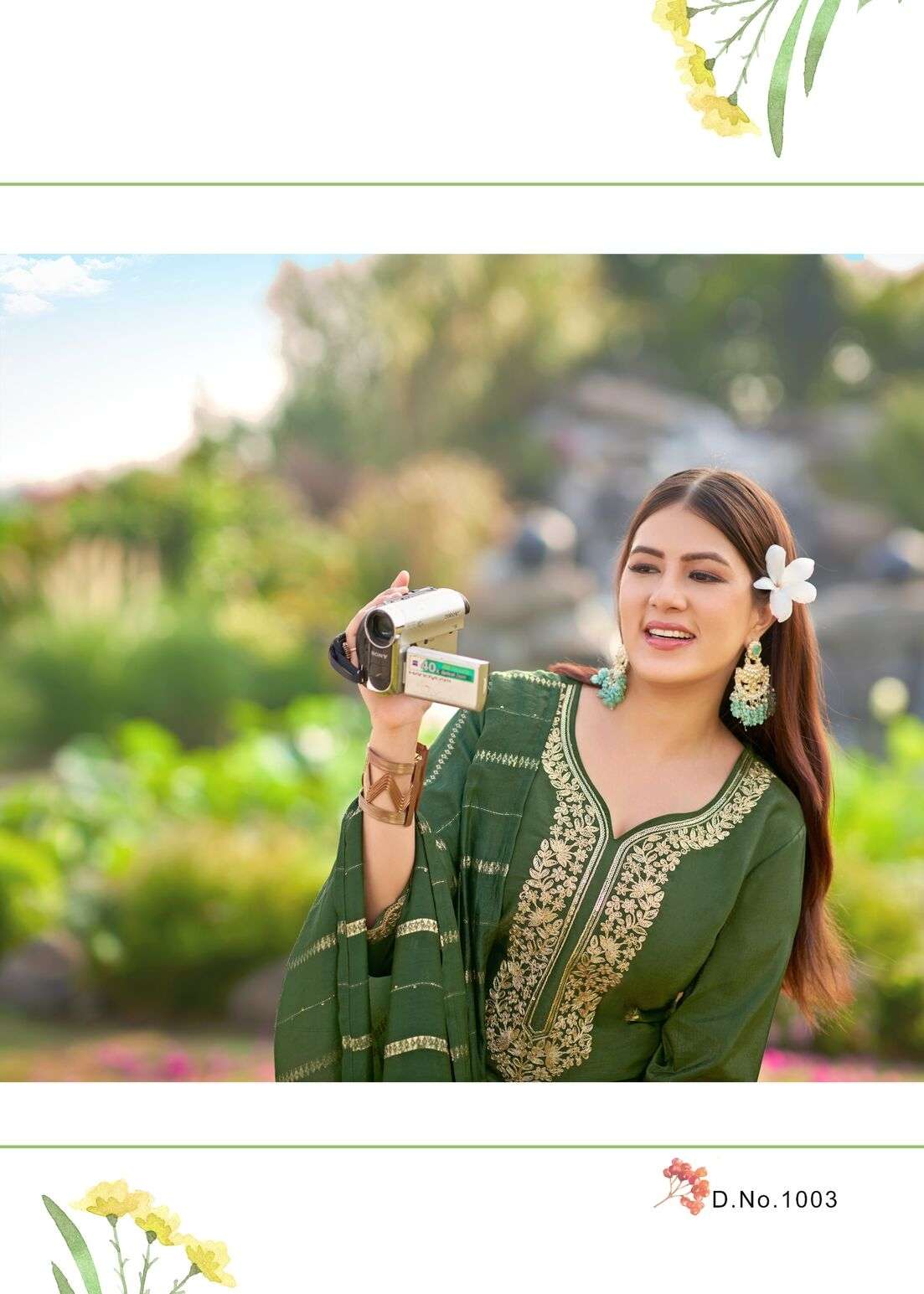 DILBARA BY TEXOFAB IN SIMMER ROMAN WITH QUARDING EMBROIDERY WITH FANCY LACE 