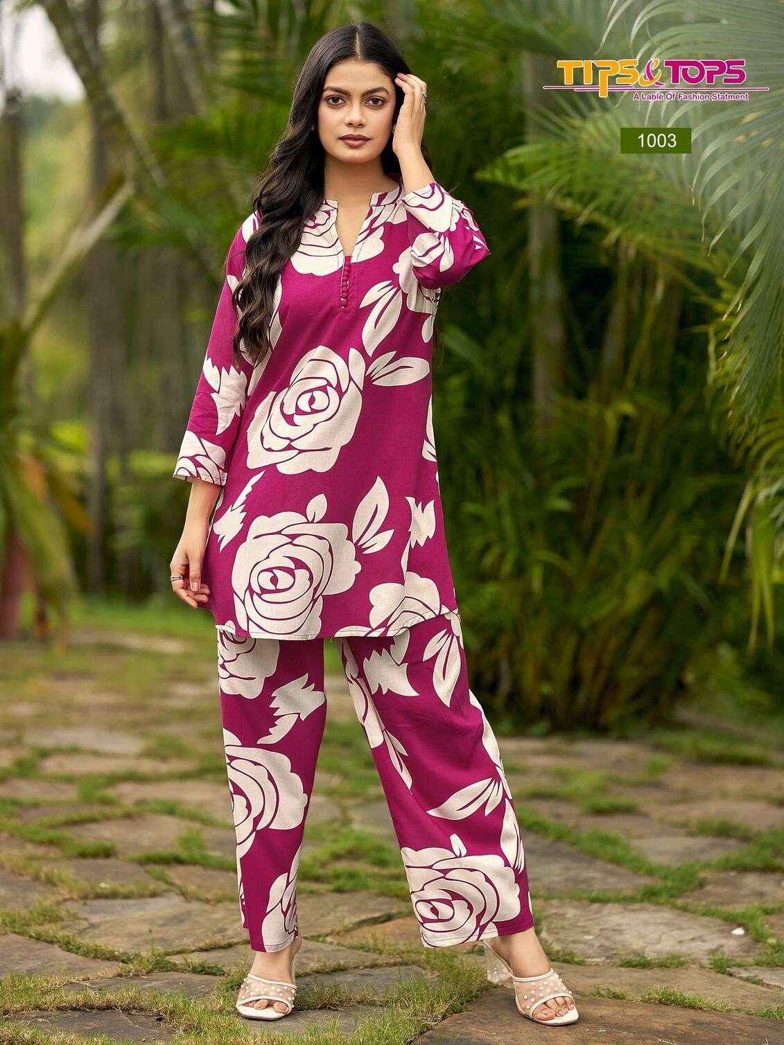 FASHION BEATS VOL-3 BY TIPS & TOPS IN HEAVY RAYON PRINT BEAUTIFUL PRINTED STYLISH CO-ORD SETS 