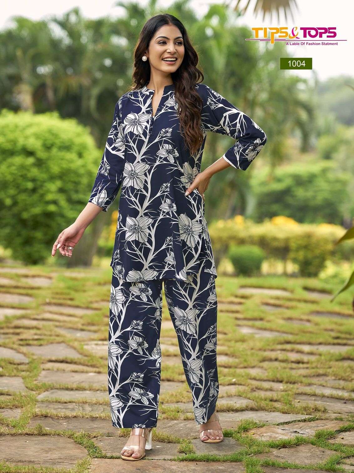 FASHION BEATS VOL-3 BY TIPS & TOPS IN HEAVY RAYON PRINT BEAUTIFUL PRINTED STYLISH CO-ORD SETS 
