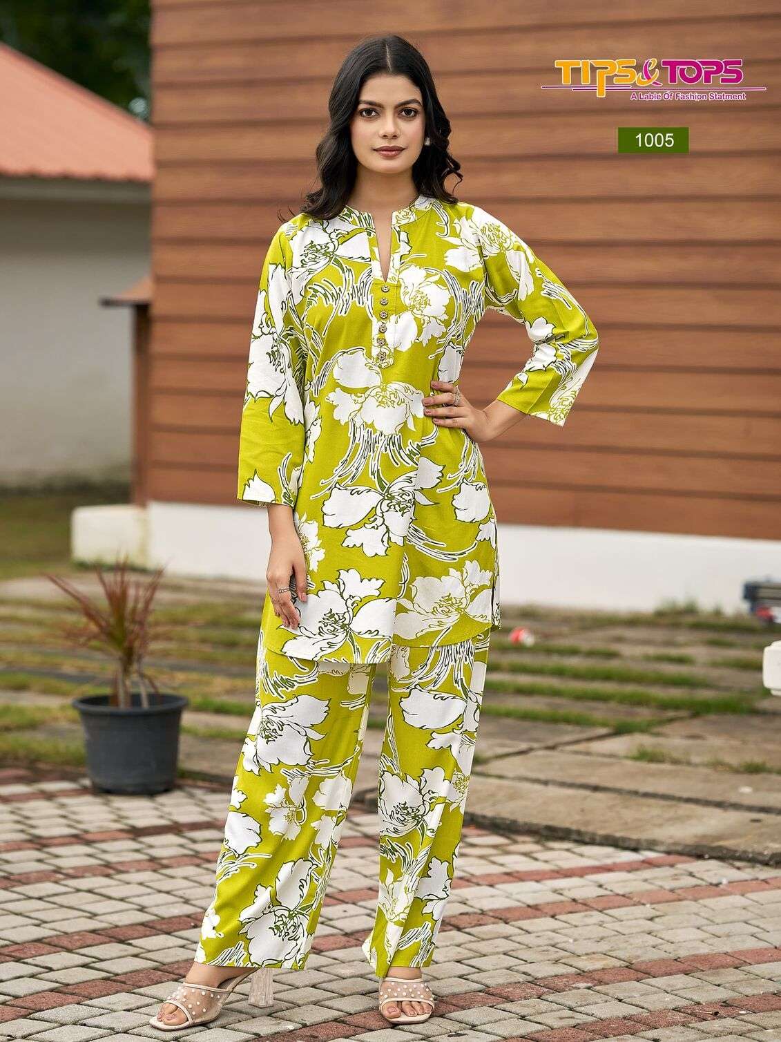 FASHION BEATS VOL-3 BY TIPS & TOPS IN HEAVY RAYON PRINT BEAUTIFUL PRINTED STYLISH CO-ORD SETS 