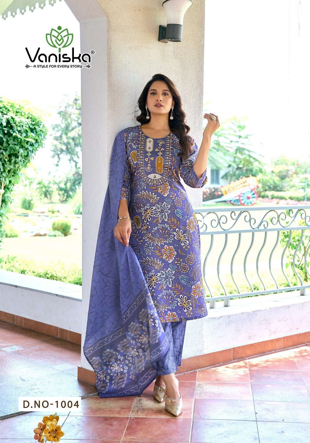 FASHION STORY VOL-1 BY VANISKA IN PURE VISCOSE PURE STRAIGHT KURTI WITH FANCY EMBROIDERY WORK 