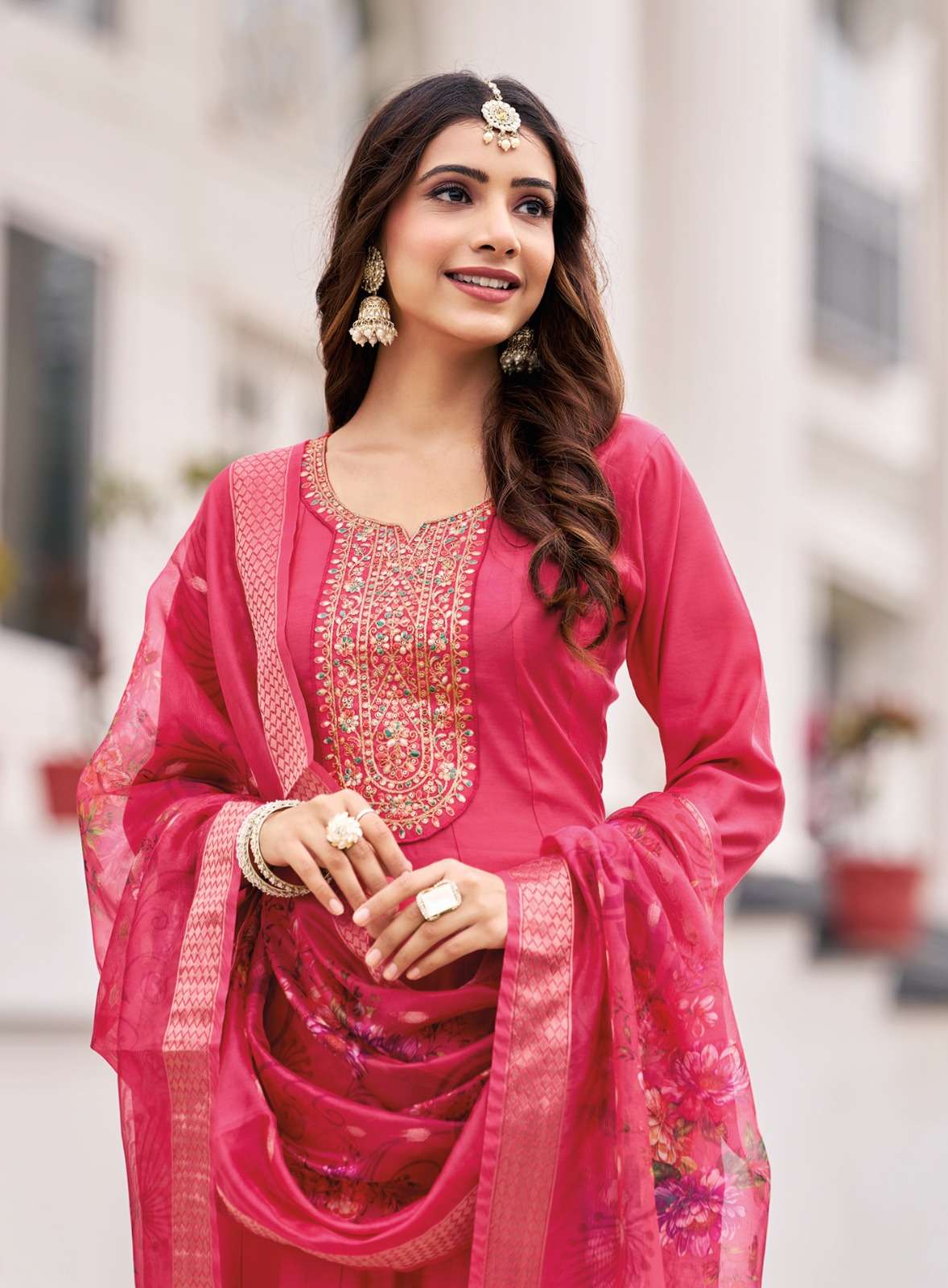 GULMOHAR VOL-5 BY RADHIKA LIFESTYLE IN HEAVY ROMAN SILK WITH EMBROIDERY WORK 