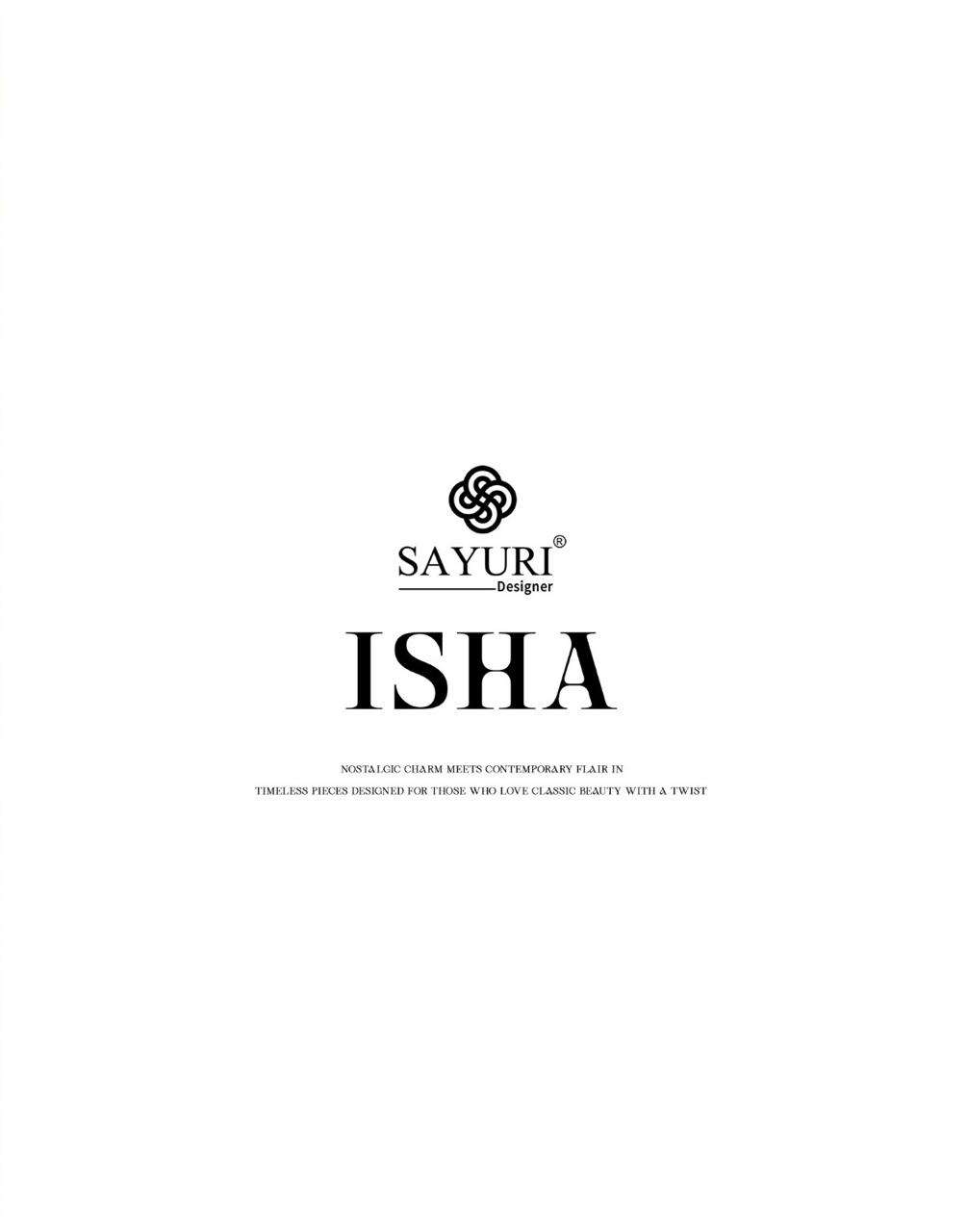 ISHA BY SAYURI DESIGNER IN REAL PREMIUM GEROGETTE WITH EMBROIDERED BLOUSE AND PLAZZO 