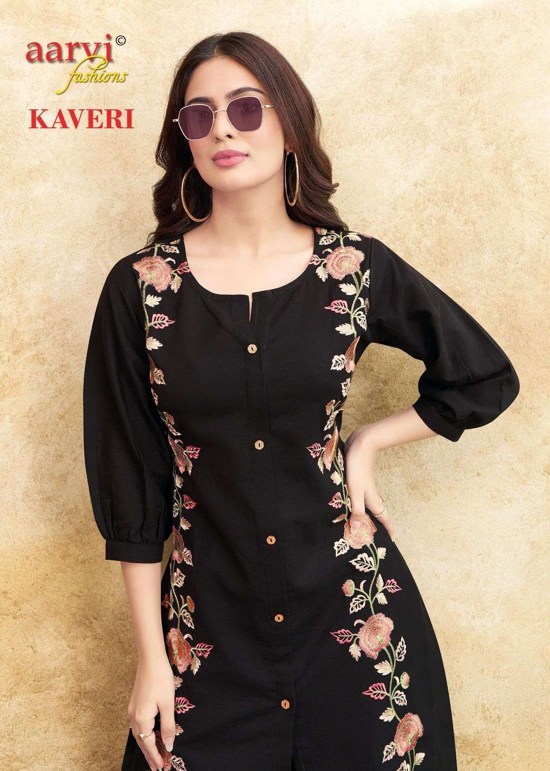 KAVERI VOL 2 BY AARVI FASHION IN FLEX COTTON FANCY CO-ORD SET WITH EMBROIDERY WORK 