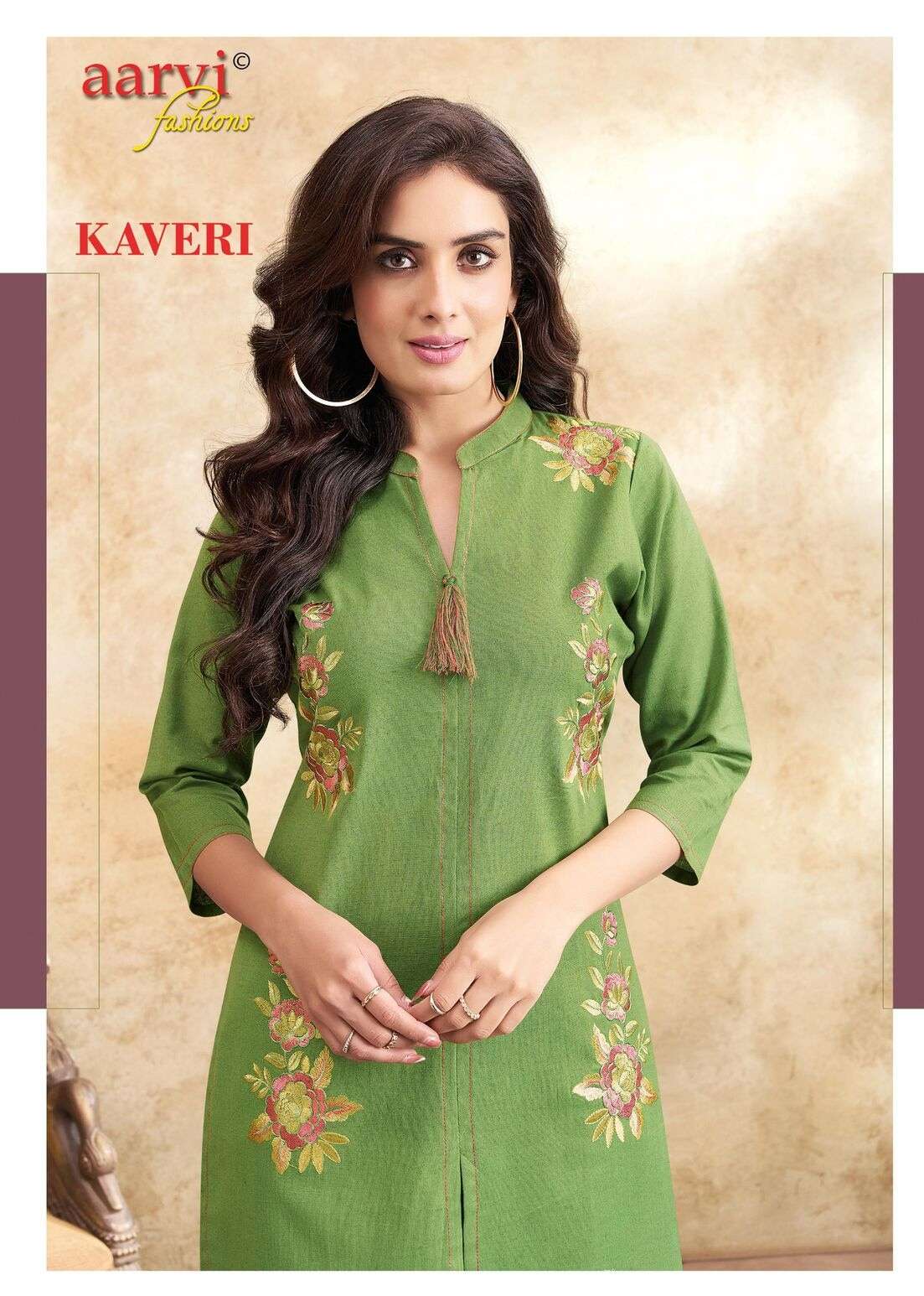 KAVERI VOL 2 BY AARVI FASHION IN FLEX COTTON FANCY CO-ORD SET WITH EMBROIDERY WORK 