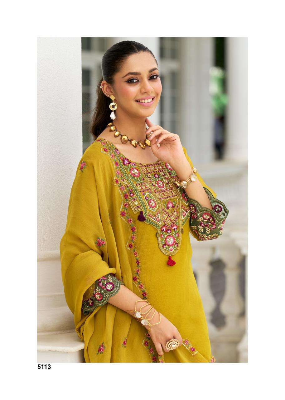 LEANA BY PRM INDIA IN ORGANZA CRASH WITH MUSLIN INNAR AND EMROIDERY WORK 