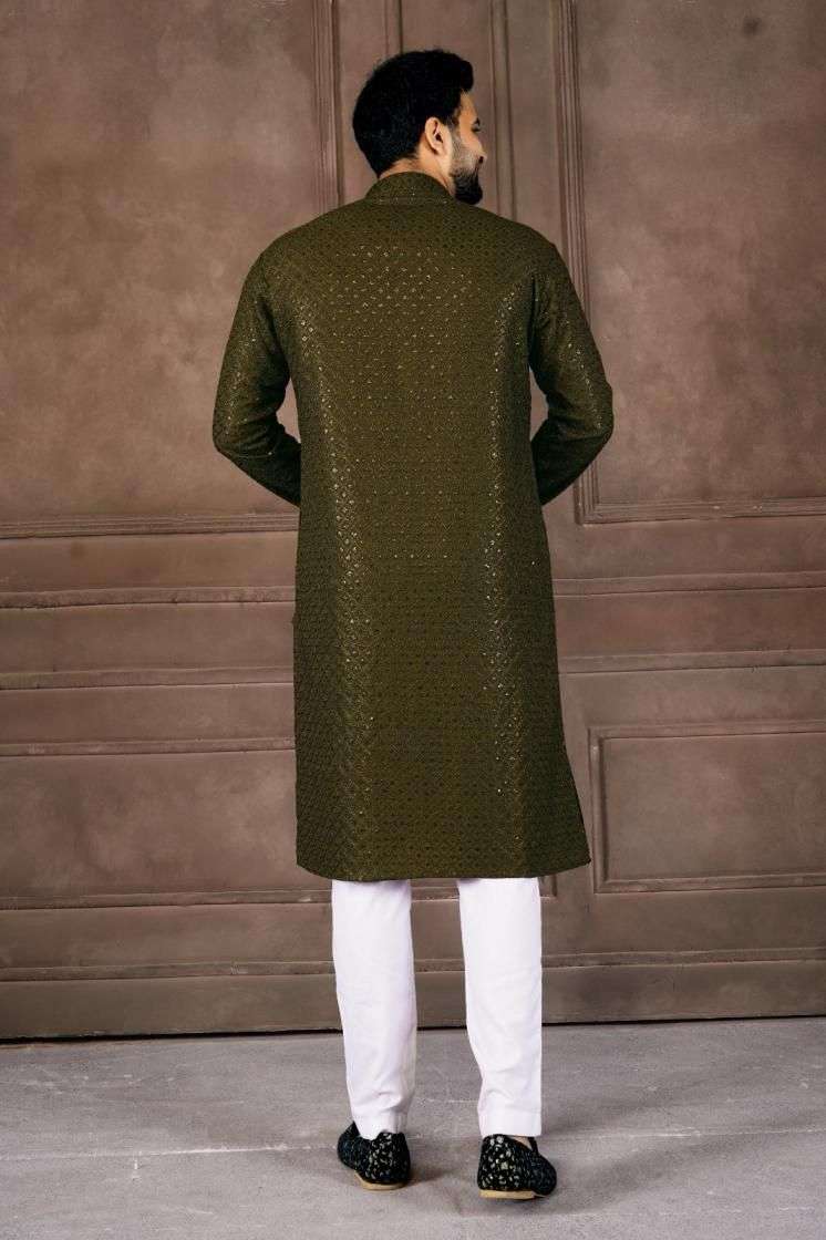  MAN VOLUME-1 BY TEXOFAB IN HEAVY RAYON SHIFFLLI SEQUENCE WORK AND RAYMOND COTTON PANT 