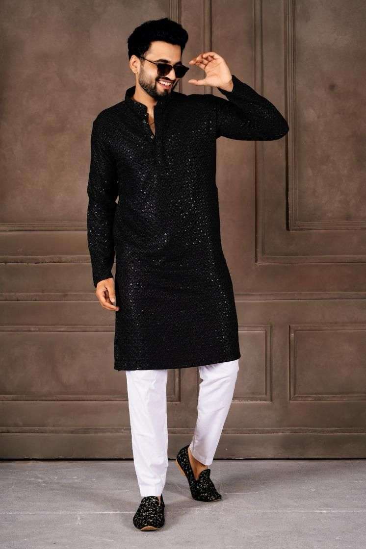  MAN VOLUME-1 BY TEXOFAB IN HEAVY RAYON SHIFFLLI SEQUENCE WORK AND RAYMOND COTTON PANT 