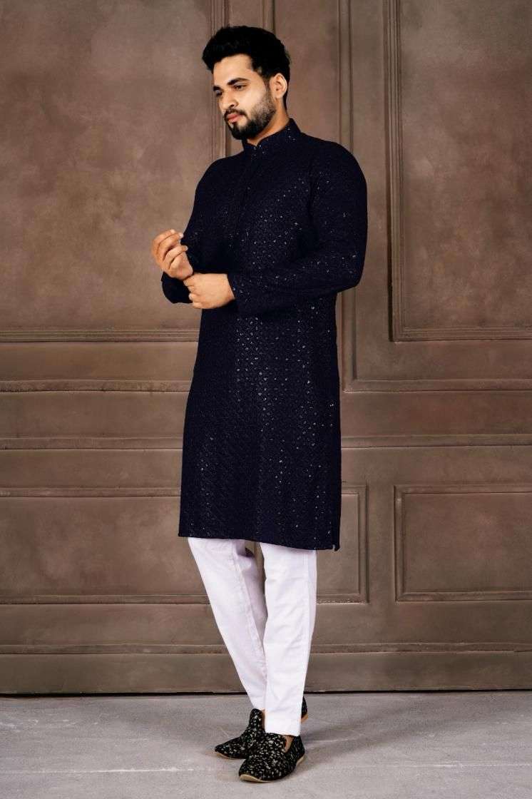  MAN VOLUME-1 BY TEXOFAB IN HEAVY RAYON SHIFFLLI SEQUENCE WORK AND RAYMOND COTTON PANT 