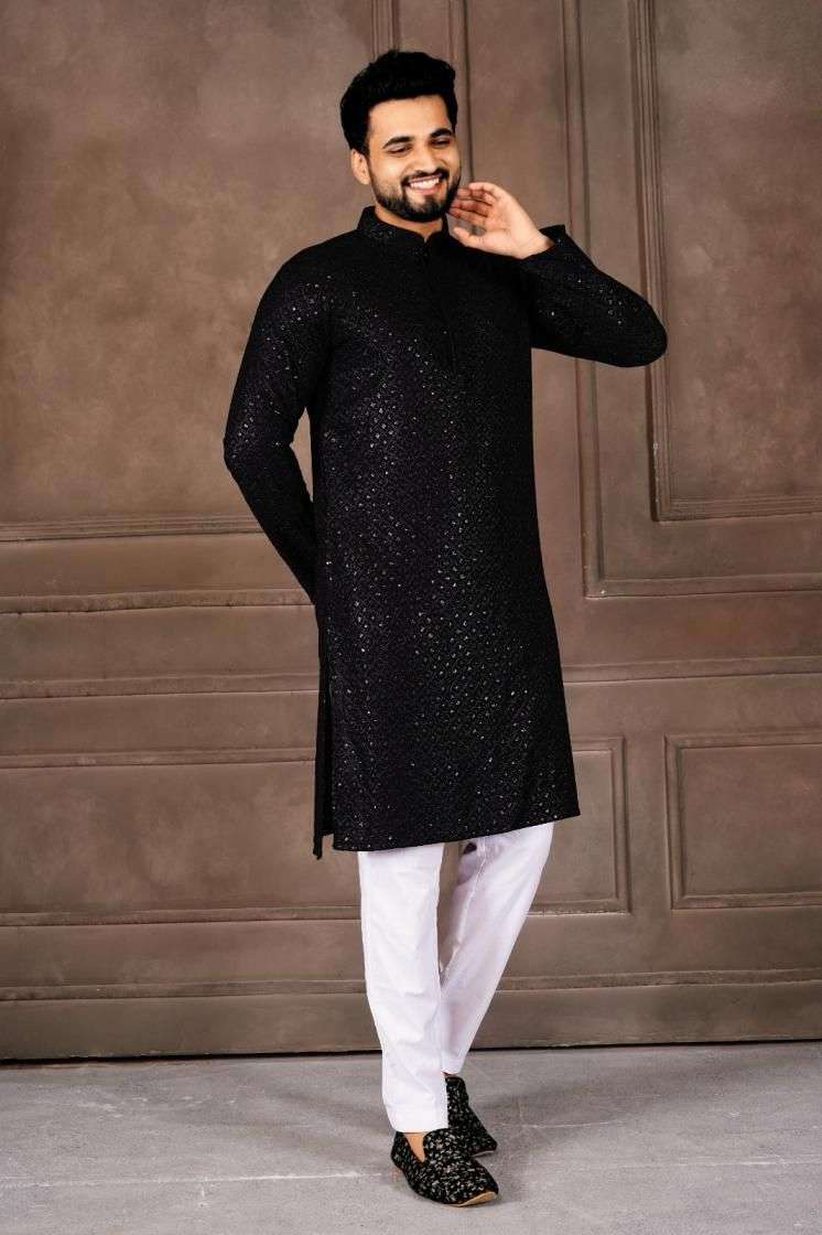  MAN VOLUME-1 BY TEXOFAB IN HEAVY RAYON SHIFFLLI SEQUENCE WORK AND RAYMOND COTTON PANT 