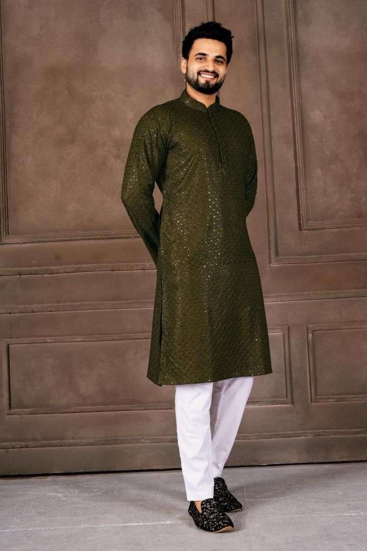  MAN VOLUME-1 BY TEXOFAB IN HEAVY RAYON SHIFFLLI SEQUENCE WORK AND RAYMOND COTTON PANT 