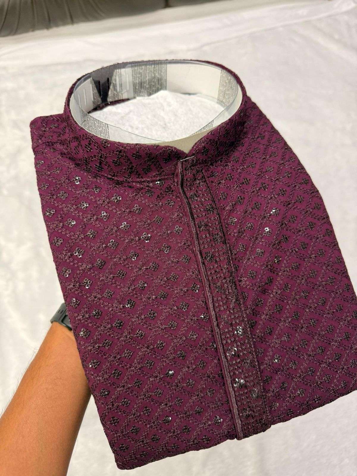  MAN VOLUME-1 BY TEXOFAB IN HEAVY RAYON SHIFFLLI SEQUENCE WORK AND RAYMOND COTTON PANT 