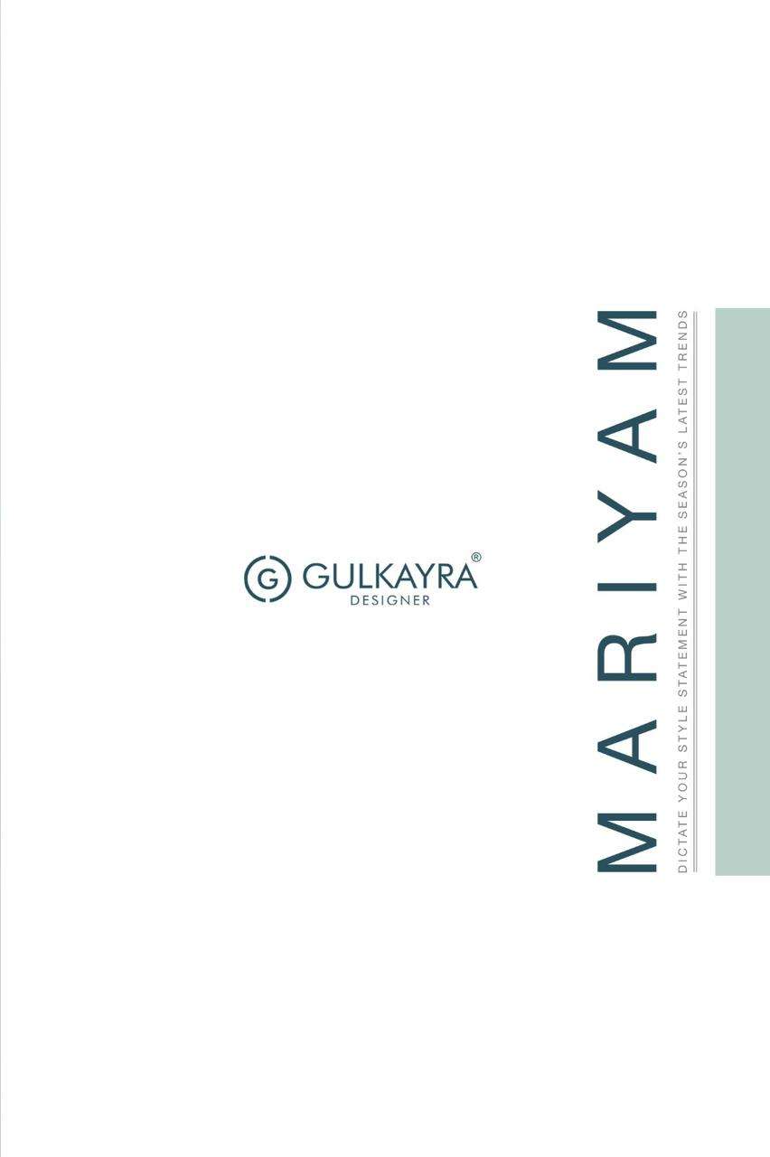 MARIYAM BY GULKAYRA DESIGNER IN REAL CHINON WITH FRONT & BACK EMBROIDERY WORK 