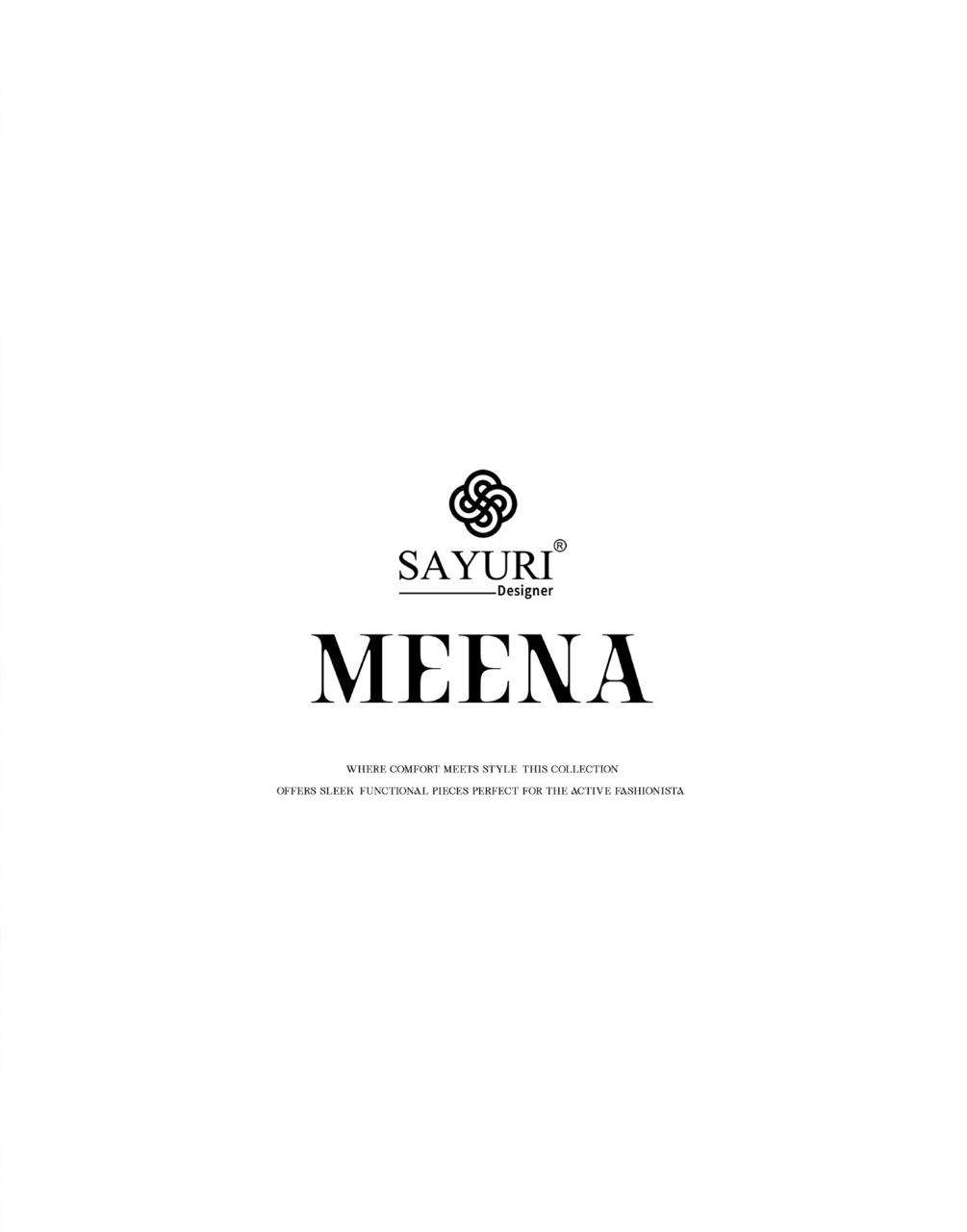 MEENA BY SAYURI DESIGNER IN REAL PREMIUM CHINON SILK WITH EMBROIDERED WORK 