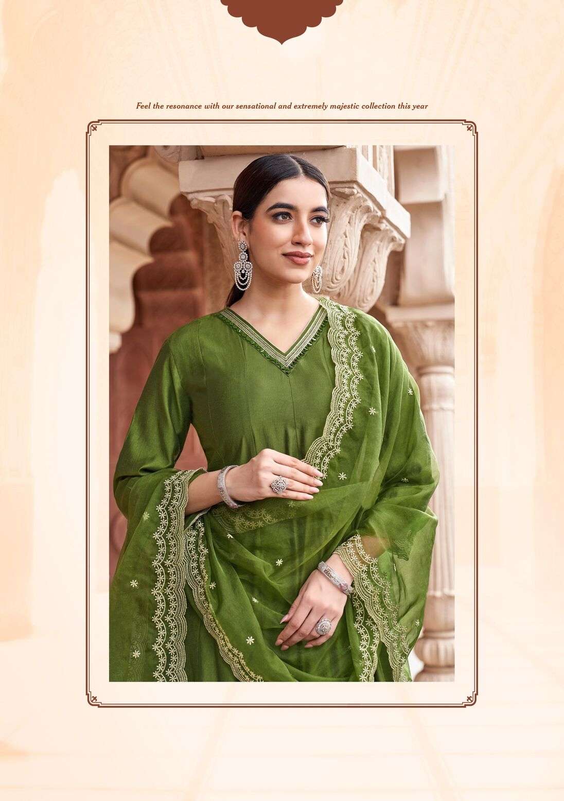 MIRZA BY WOOGLEE IN VISCOSE WEAVING WITH HALF SOFT COTTON INNER AND THREADWORK 