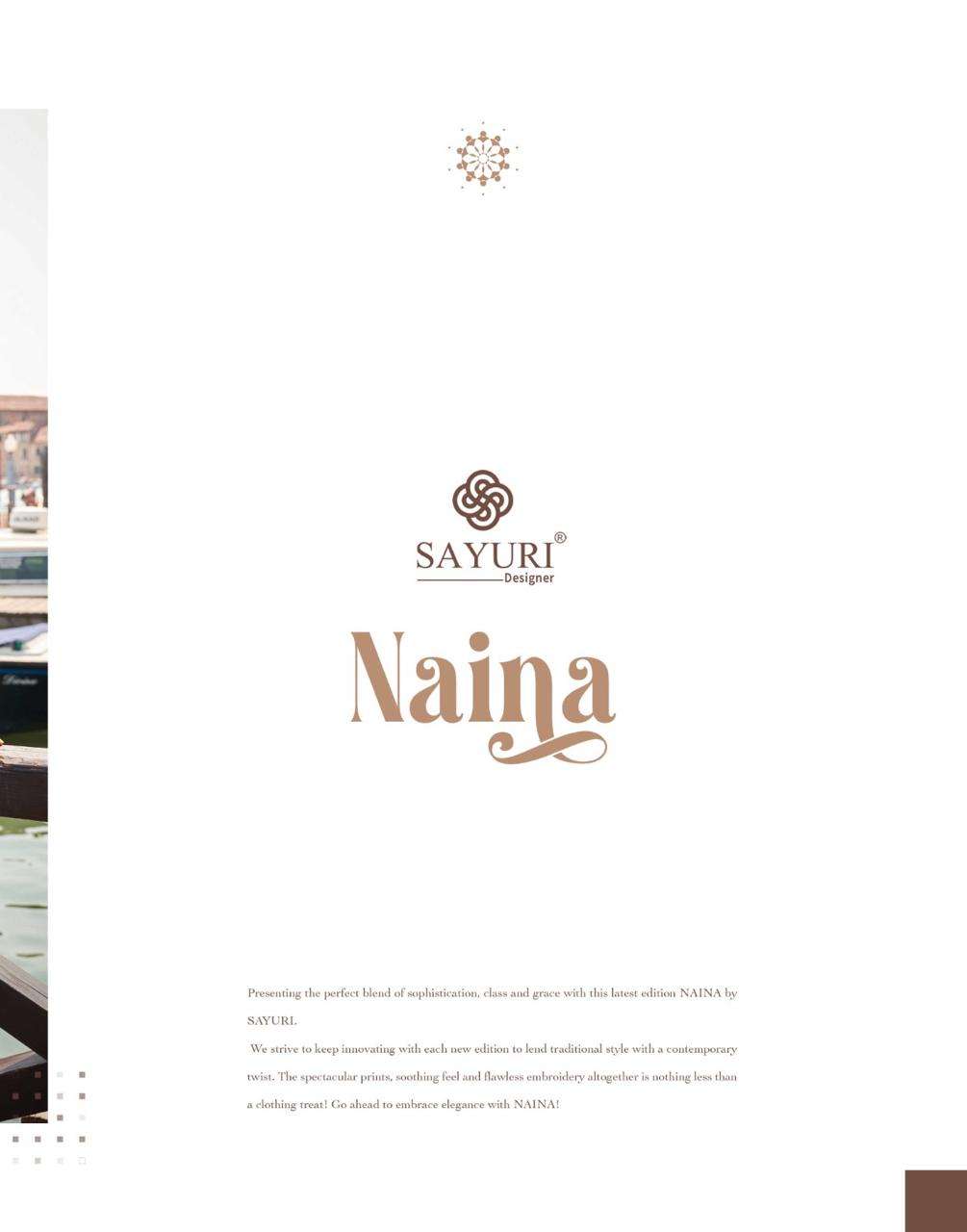 NAINA BY SAYURI DESIGNER IN PURE VISCOS JACQUARD SILK WITH EMBROIDERED SILK BLOUSE 