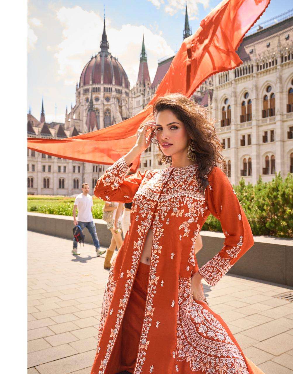 NARGIS BY SAYURI DESIGNER IN REAL ORGANZA SILK WITH HEAVY EMBROIDERED WORK 