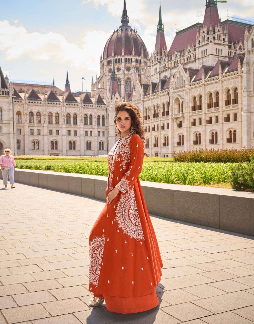 NARGIS BY SAYURI DESIGNER IN REAL ORGANZA SILK WITH HEAVY EMBROIDERED WORK 