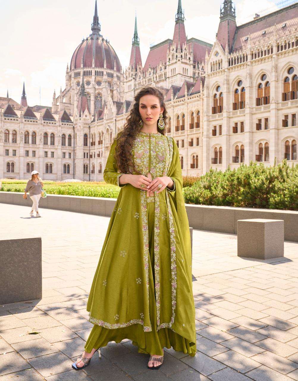 NARGIS BY SAYURI DESIGNER IN REAL ORGANZA SILK WITH HEAVY EMBROIDERED WORK 