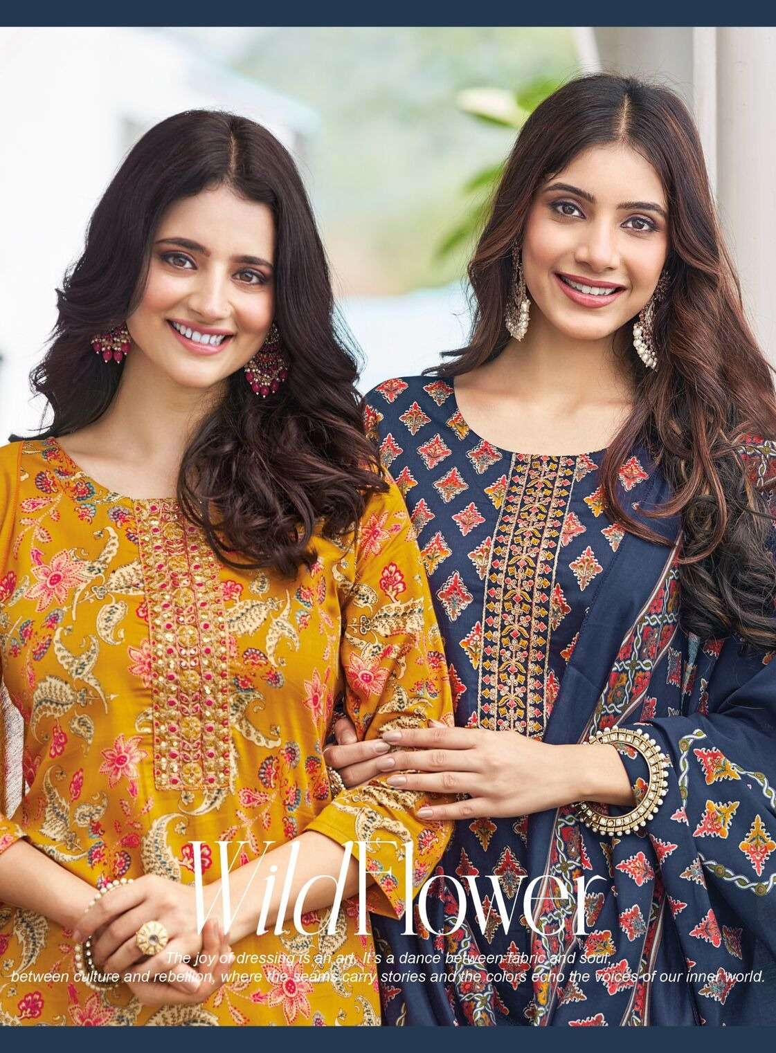 NAZRANA VOL 3 BY RADHIKA LIFESTYLE IN JAM SATIN DISCHARGE PRINT WITH EMBROIDERY WORK