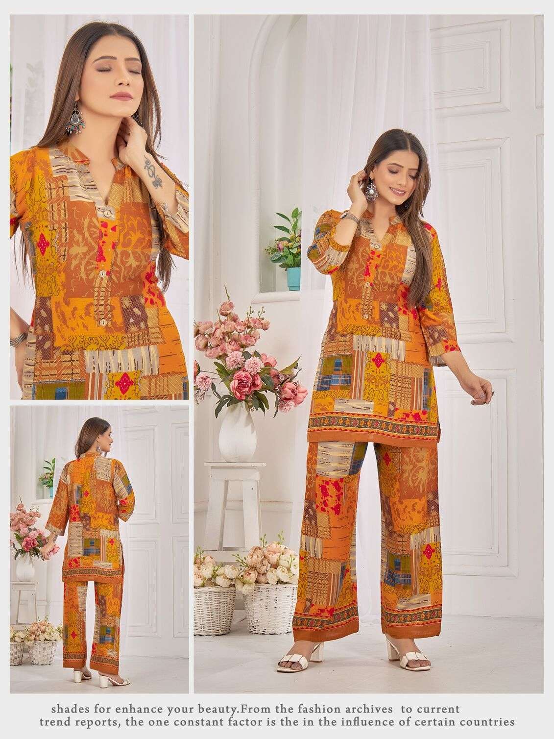 NIGHTY FOR U PRESENT PREMIUM RAYON CO-ORD SET WITH DIGITAL PRINT 