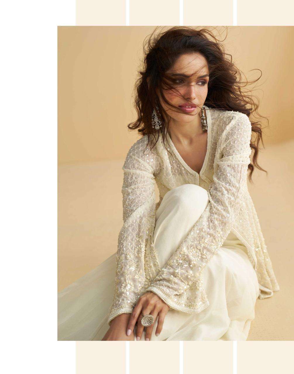 NITYA BY SAYURI DESIGNER IN REAL PREMIUM SILK WITH HEAVY EMBROIDERED FRONT AND BACK WORK JACKET 