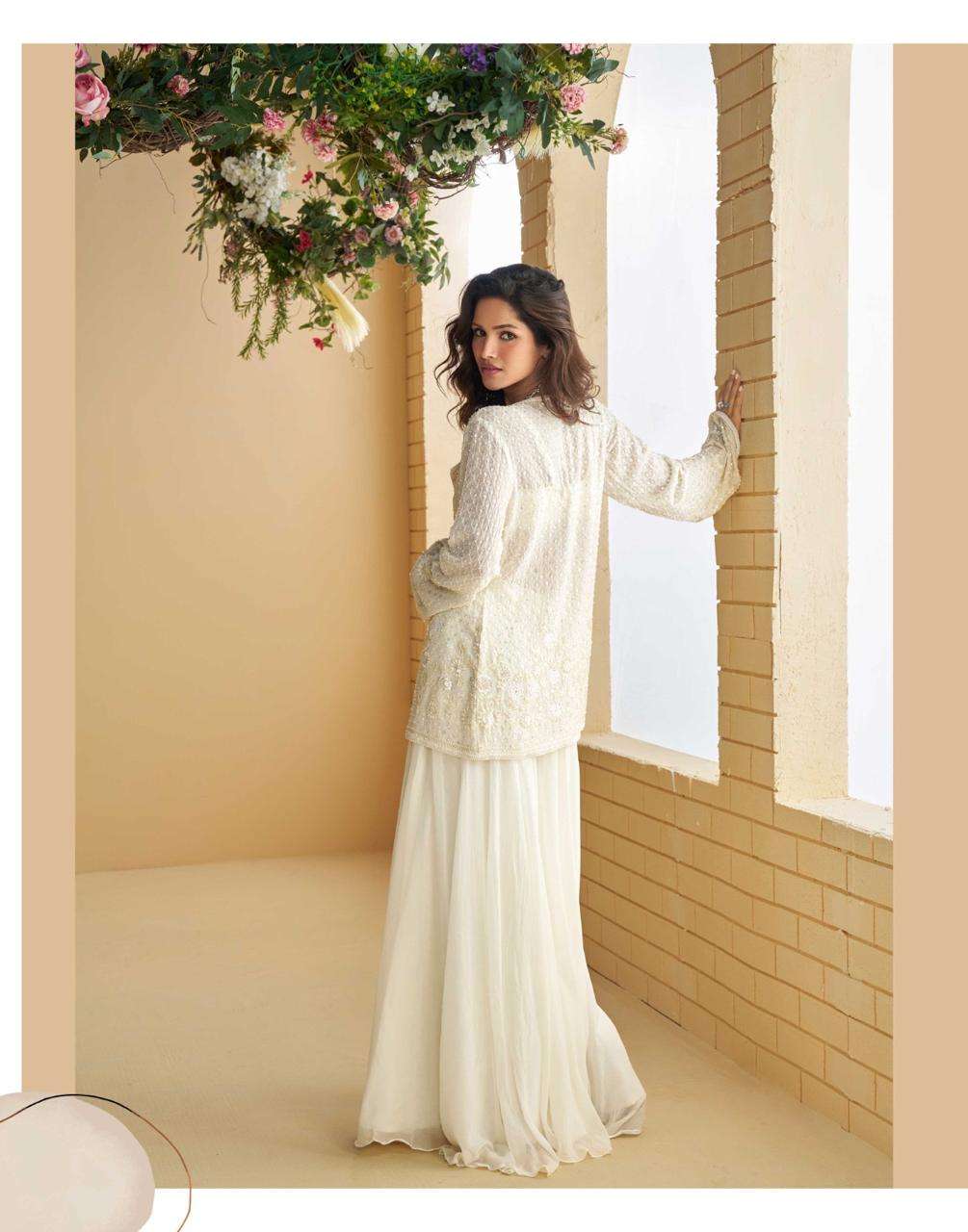 NITYA BY SAYURI DESIGNER IN REAL PREMIUM SILK WITH HEAVY EMBROIDERED FRONT AND BACK WORK JACKET 