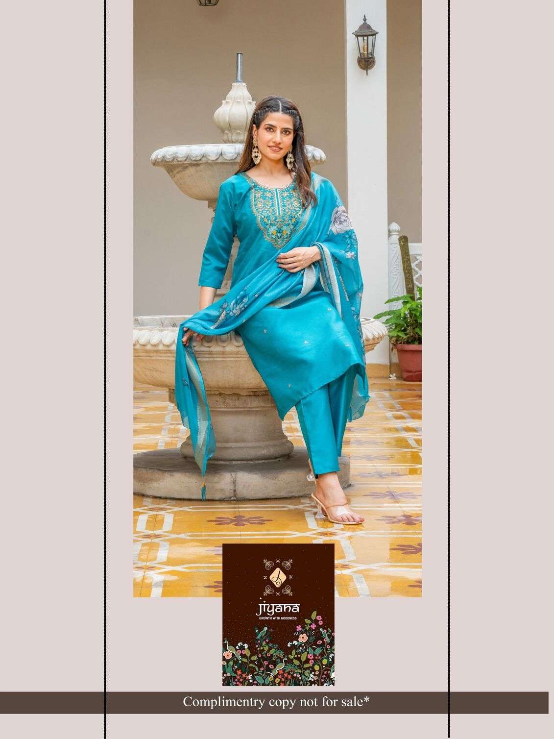 PAVITRA BY JIYANA IN GADWAL SILK FABRIC WITH CHANDERI DIGITAL PRINT DUPPATA 