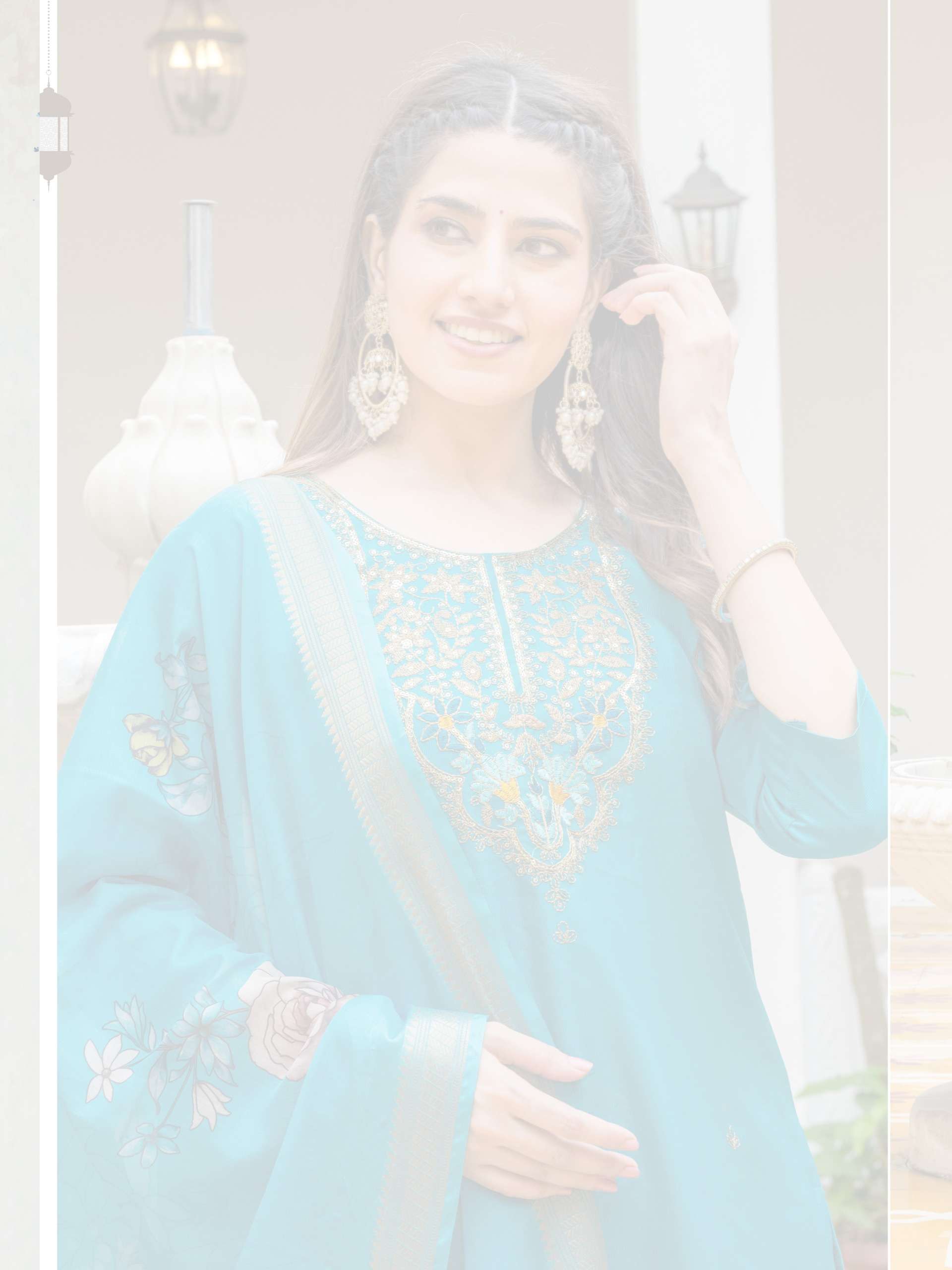 PAVITRA BY JIYANA IN GADWAL SILK FABRIC WITH CHANDERI DIGITAL PRINT DUPPATA 