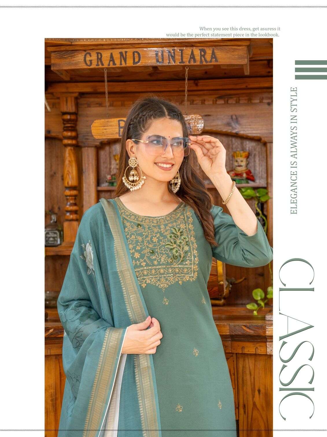 PAVITRA BY JIYANA IN GADWAL SILK FABRIC WITH CHANDERI DIGITAL PRINT DUPPATA 