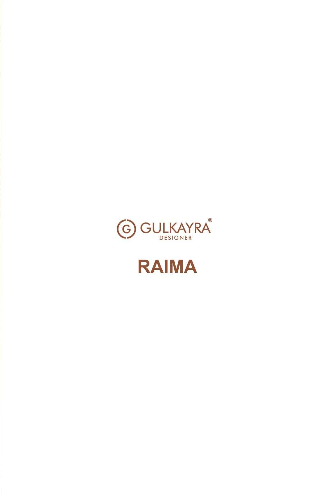 RAIMA BY GULKAYRA DESIGNER IN REAL CHINON WITH HEAVY EMBROIDERY WORK 