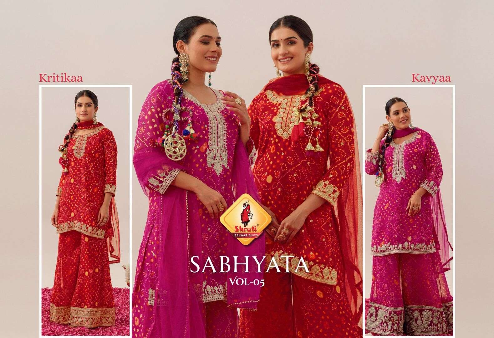 SABHYATA VOL-5 BY SHRUTI SUIT IN HEAVY REAL GEORGETTE WITH ZARI SEQUENCE EMBROIDERY WORK 