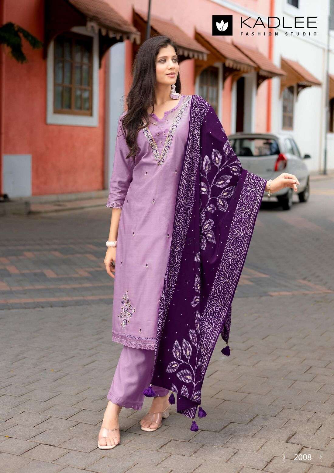SAHIYAR VOL-2 BY KADLEE IN VISCOSE WEAVING SOFT COTTON INNER WITH THREADWORK 